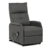 Polohovací křeslo, elektrické kabelové ovládání, šedá, látka, TV-5482 GREY2
