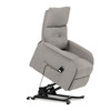 Polohovací křeslo, elektrické kabelové ovládání, krémová, látka, TV-5482 CRM2