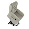 Polohovací křeslo, elektrické kabelové ovládání, béžová, látka, TV-7072 LAN2