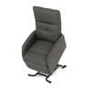 Polohovací křeslo, elektrické kabelové ovládání, šedá, látka, TV-5482 GREY2