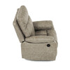 Relaxační křeslo, elektrické bezdrátové ovládání, béžová, látka vintage, TV-4094 LAN3