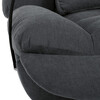 Polohovací křeslo, elektrické zabudované ovládání, šedá, látka, TV-7089 GREY2