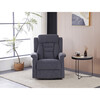 Polohovací křeslo, elektrické kabelové ovládání, šedá, látka, TV-7072 GREY2