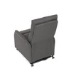 Polohovací křeslo, elektrické kabelové ovládání, šedá, látka, TV-5482 GREY2
