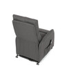 Polohovací křeslo, elektrické kabelové ovládání, šedá, látka, TV-5482 GREY2