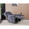 Polohovací křeslo, elektrické kabelové ovládání, šedá, látka, TV-7072 GREY2