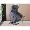 Polohovací křeslo, elektrické kabelové ovládání, šedá, látka, TV-7072 GREY2