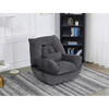 Polohovací křeslo, elektrické zabudované ovládání, šedá, látka, TV-7089 GREY2