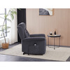Polohovací křeslo, elektrické kabelové ovládání, šedá, látka, TV-7072 GREY2