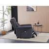 Polohovací křeslo, elektrické kabelové ovládání, šedá, látka, TV-7072 GREY2
