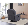 Polohovací křeslo, elektrické kabelové ovládání, šedá, látka, TV-7072 GREY2