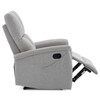 Polohovací křeslo, šedá, látka, TV-916 SIL2