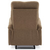 Polohovací křeslo, hnědá, látka, TV-916 BR2
