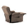Křeslo polohovací, elektrické kabelové ovládání, béžová látka, TV-S8348 CRM2