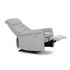 Polohovací křeslo, elektrické zabudované ovládání, šedá, látka, TV-925 SIL2