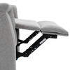 Polohovací křeslo, šedá, látka, TV-916 SIL2