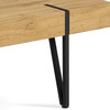 Konferenční stolek 110x60x42cm, mdf, divoký dub, AHG-233 OAK
