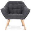 Křeslo, šedá, látka, AK-321 GREY2