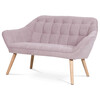 Dvoumístná pohovka, růžová, látka, AK-322 PINK2