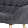 Dvoumístná pohovka, šedá, látka, AK-322 GREY2