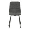 Jídelní židle, šedá, látka, CT-281 GREY2