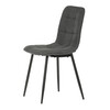 Jídelní židle, šedá, látka, CT-281 GREY2