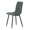 Jídelní židle, zelená, látka, CT-281 GRN2