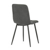 Jídelní židle, šedá, látka, CT-281 GREY2