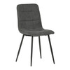 Jídelní židle, šedá, látka, CT-281 GREY2