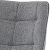 Jídelní židle, šedá, látka, CT-394 GREY2