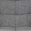 Jídelní židle, šedá, látka, CT-394 GREY2