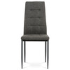 Jídelní židle, šedá, látka, DCL-397 GREY2