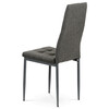 Jídelní židle, šedá, látka, DCL-397 GREY2