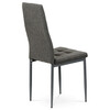 Jídelní židle, šedá, látka, DCL-397 GREY2