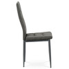 Jídelní židle, šedá, látka, DCL-397 GREY2