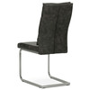 Jídelní židle, šedá, látka vintage, DCH-459 GREY3