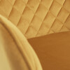 Jídelní židle, žlutá, sametová látka, DCH-425 YEL4
