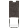 Jídelní židle, šedá, látka, HC-483 GREY3