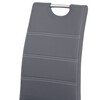 Jídelní židle, šedá, ekokůže, HC-484 GREY
