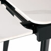Jídelní stůl rozkládací 120-180x80 cm, keramika, mramor, HT-405M WT