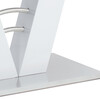 Jídelní stůl rozkládací 120-160x80 cm, mdf, bílá, HT-510 WT
