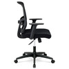 Kancelářská židle, houpací mechanismus, černá síťovina, KA-B1012 BK