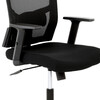 Kancelářská židle, houpací mechanismus, černá síťovina, KA-B1013 BK
