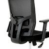 Kancelářská židle, houpací mechanismus, černá síťovina, KA-B1013 BK