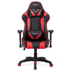 Herní křeslo, houpací mechanismus, červená ekokůže, KA-F03 RED