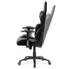 Kancelářské křeslo, houpací mechanismus, šedá látka, KA-F01 GREY