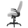 Kancelářské křeslo, synchronní mechanismus, stříbrná látka, KA-G303 SIL2