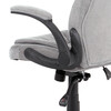 Kancelářské křeslo, synchronní mechanismus, stříbrná látka, KA-G303 SIL2
