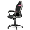 Dětská židle, houpací mechanismus, růžová látka, KA-L611 PINK