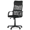 Kancelářská židle, houpací mechanismus, černá síťovina, KA-L601 BK